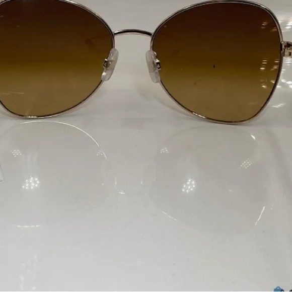 Swarovski butterfly pilot Women's Sunglasses with case - Picture 6 of 16